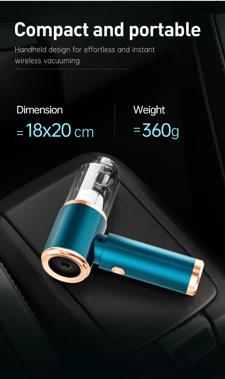 SZUK Mini Blower Car Vacuum Cleaner Powerful Cordless Cleaner Strong Suction Portable Car Vacuum Cleaner Turbo Fan Air Blower