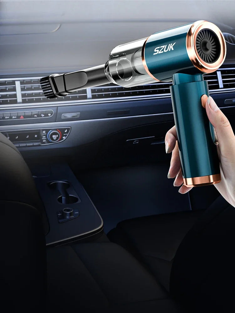SZUK Mini Blower Car Vacuum Cleaner Powerful Cordless Cleaner Strong Suction Portable Car Vacuum Cleaner Turbo Fan Air Blower