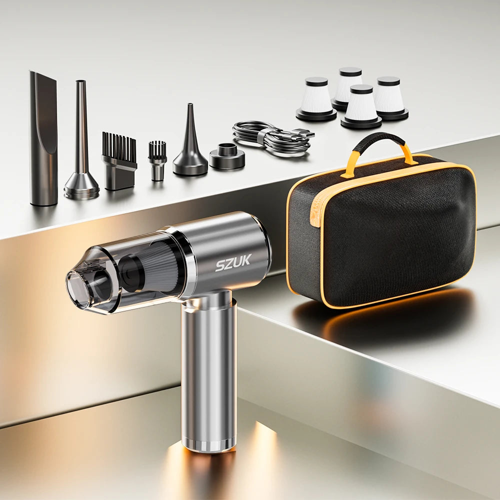 Sleek Mini Car Vacuum