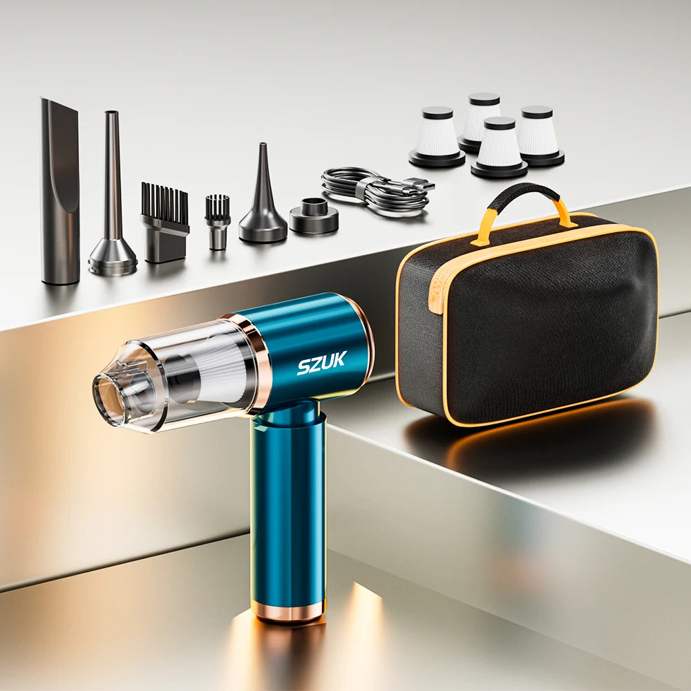Sleek Mini Car Vacuum